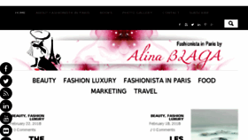 What Alinablaga.com website looked like in 2018 (5 years ago)