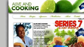 What Aliveandcooking.com.au website looked like in 2018 (5 years ago)
