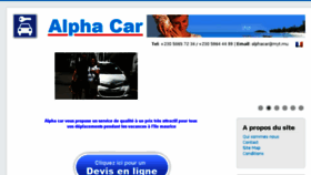 What Alphacar.net website looked like in 2018 (5 years ago)