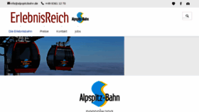 What Alpspitzbahn.de website looked like in 2018 (5 years ago)