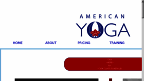 What Americanyoga.net website looked like in 2018 (5 years ago)