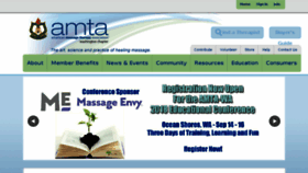 What Amta-wa.org website looked like in 2018 (5 years ago)