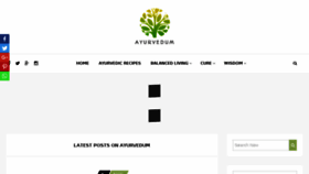 What Ayurvedum.com website looked like in 2018 (5 years ago)