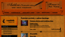 What Antikvakorunni75.cz website looked like in 2018 (5 years ago)