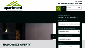 What Apartmentpolska.pl website looked like in 2018 (5 years ago)