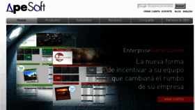 What Apesoft.es website looked like in 2018 (5 years ago)