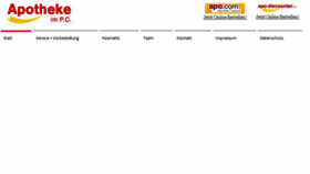 What Apotheke-im-pc.de website looked like in 2018 (5 years ago)