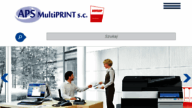 What Apsmultiprint.pl website looked like in 2018 (5 years ago)
