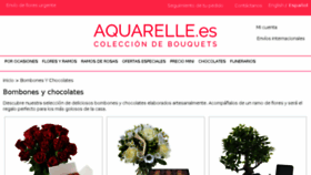 What Aquarelle-gourmand.es website looked like in 2018 (5 years ago)