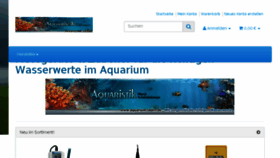 What Aquarium-laden.de website looked like in 2018 (5 years ago)