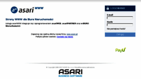 What Asariwww.pl website looked like in 2018 (5 years ago)