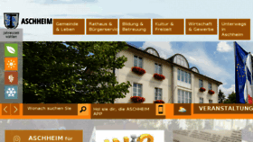 What Aschheim.de website looked like in 2018 (5 years ago)