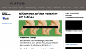 What Atoll-design.de website looked like in 2018 (5 years ago)