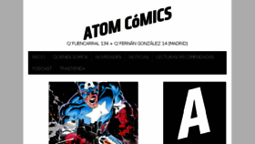 What Atomcomics.net website looked like in 2018 (5 years ago)