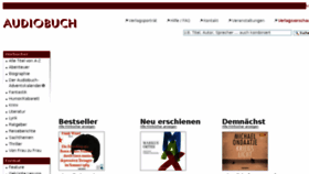 What Audiobuch.com website looked like in 2018 (5 years ago)