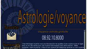 What Astrologie-voyance.tv website looked like in 2018 (5 years ago)
