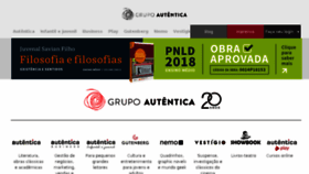 What Autenticaeditora.com.br website looked like in 2018 (5 years ago)