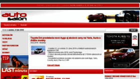 What Auto-salon.sk website looked like in 2018 (5 years ago)