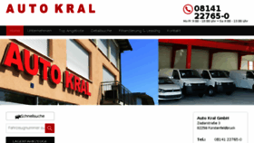 What Auto-kral.de website looked like in 2018 (5 years ago)