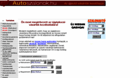 What Autoszalonok.hu website looked like in 2018 (5 years ago)