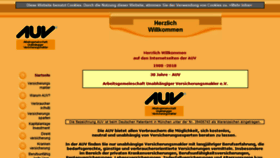 What Auv.de website looked like in 2018 (5 years ago)