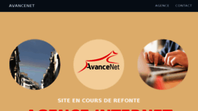 What Avancenet.com website looked like in 2018 (5 years ago)