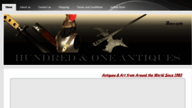 What Antiquesword101.com website looked like in 2018 (5 years ago)