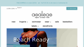What Azaleasnyc.com website looked like in 2018 (5 years ago)