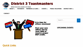 What Aztoastmasters.org website looked like in 2018 (5 years ago)