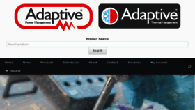 What Adaptivete.com website looked like in 2018 (5 years ago)