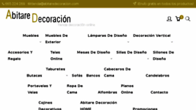 What Abitaredecoracion.com website looked like in 2018 (5 years ago)