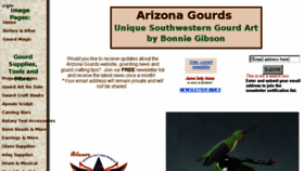 What Arizonagourds.com website looked like in 2018 (5 years ago)