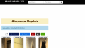 What Abqmugshots.com website looked like in 2018 (5 years ago)