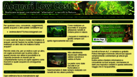 What Acquarilowcost.com website looked like in 2018 (5 years ago)