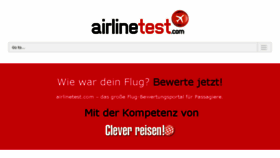 What Airlinetest.com website looked like in 2018 (5 years ago)