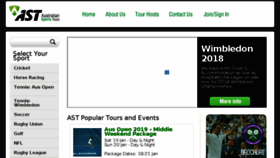 What Astsports.com.au website looked like in 2018 (7 years ago)