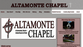 What Altamontechapel.com website looked like in 2018 (5 years ago)