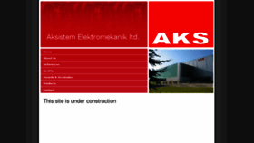 What Aksistem.com.tr website looked like in 2018 (5 years ago)