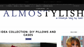 What Almoststylish.blogspot.ca website looked like in 2018 (5 years ago)