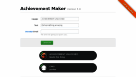 What Achievement-maker.com website looked like in 2018 (5 years ago)