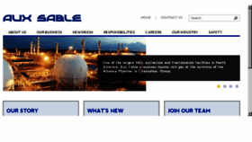 What Auxsable.com website looked like in 2018 (5 years ago)