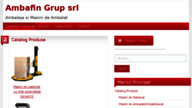What Ambafin.ro website looked like in 2018 (8 years ago)