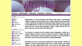 What Artegg.com website looked like in 2018 (5 years ago)