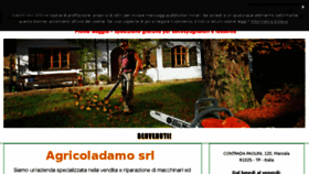 What Agricoladamo.it website looked like in 2018 (5 years ago)