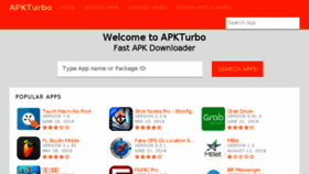 What Apkturbo.com website looked like in 2018 (5 years ago)