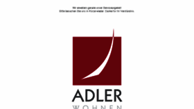What Adler-wohnen.com website looked like in 2018 (5 years ago)