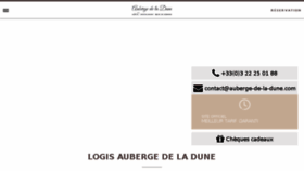What Auberge-de-la-dune.com website looked like in 2018 (5 years ago)