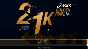 What Asicsgoldenrun.com website looked like in 2018 (5 years ago)