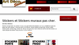 What Art-deco-stickers.fr website looked like in 2018 (5 years ago)
