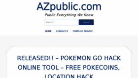 What Azpublic.com website looked like in 2018 (5 years ago)